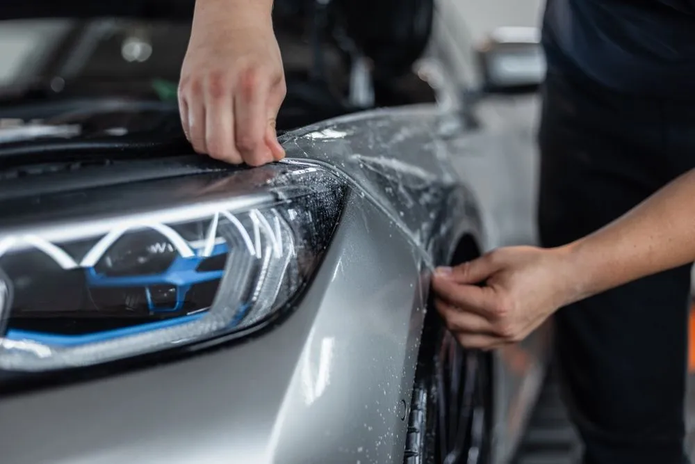 FullGarage PPF kaplama eğitimi gerçek araç üzerinde uygulamalı çalışma